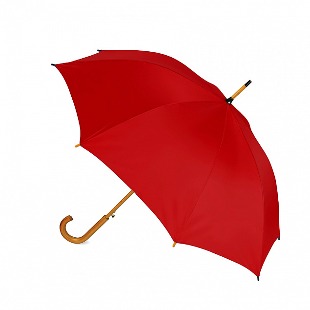 Зонт-трость Arwood - Красный PP с логотипом  заказать по выгодной цене в кибермаркете AvroraStore