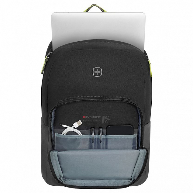 Рюкзак Next Crango, черный с антрацитовым с логотипом  заказать по выгодной цене в кибермаркете AvroraStore