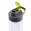 Бутылка для воды Tritan с контейнером для фруктов, 800 мл, зеленый с логотипом  заказать по выгодной цене в кибермаркете AvroraStore