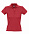 Рубашка поло женская PEOPLE 210, голубая с логотипом  заказать по выгодной цене в кибермаркете AvroraStore