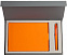 Набор Shall, оранжевый с логотипом  заказать по выгодной цене в кибермаркете AvroraStore