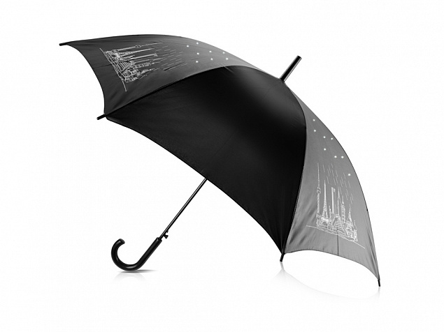 Зонт-трость «8 чудес света» с логотипом  заказать по выгодной цене в кибермаркете AvroraStore