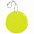 Светоотражатель Spare Care, круг, желтый неон с логотипом  заказать по выгодной цене в кибермаркете AvroraStore