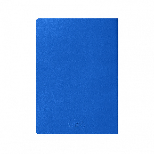Ежедневник недатированный Tony, А5, глубокий синий, кремовый блок в клетку с логотипом  заказать по выгодной цене в кибермаркете AvroraStore