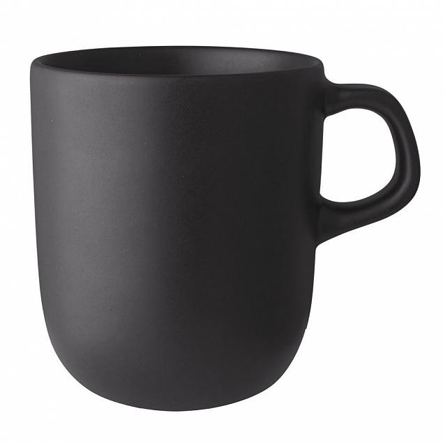 Чашка Nordic Kitchen, большая, черная с логотипом  заказать по выгодной цене в кибермаркете AvroraStore