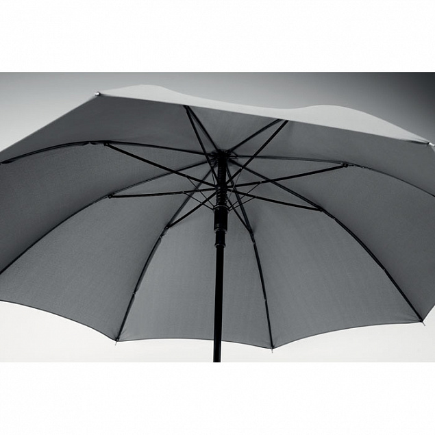 Зонт трость с деревянной ручкой с логотипом  заказать по выгодной цене в кибермаркете AvroraStore