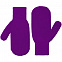 Варежки Life Explorer, фиолетовые с логотипом  заказать по выгодной цене в кибермаркете AvroraStore