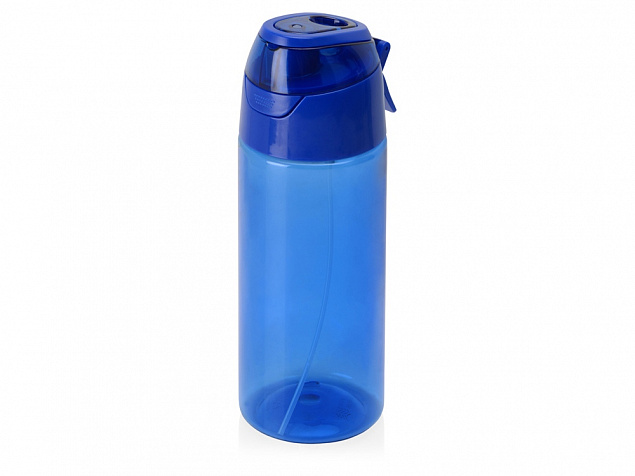 Спортивная бутылка с пульверизатором Spray, 600мл, Waterline, синий с логотипом  заказать по выгодной цене в кибермаркете AvroraStore