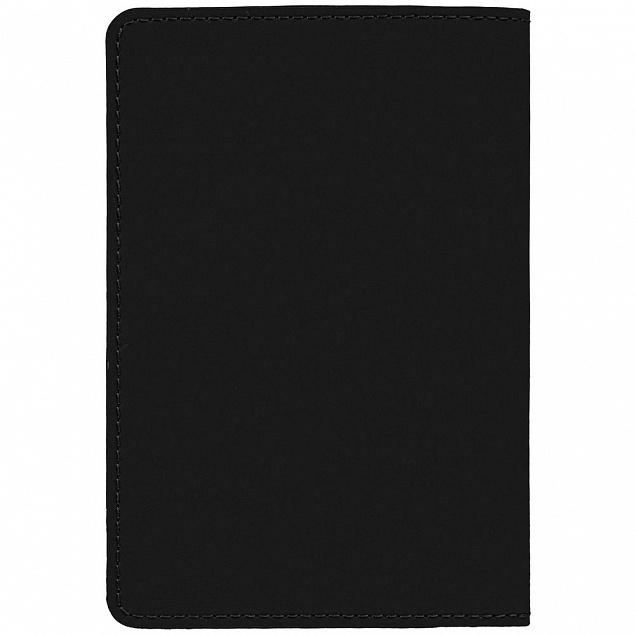 Обложка для паспорта Alaska, черная с логотипом  заказать по выгодной цене в кибермаркете AvroraStore