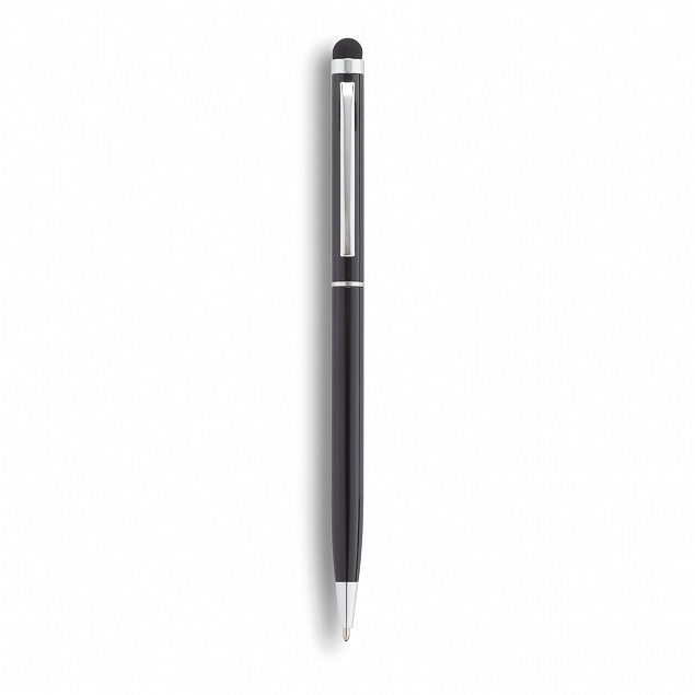 Тонкая металлическая ручка-стилус с логотипом  заказать по выгодной цене в кибермаркете AvroraStore