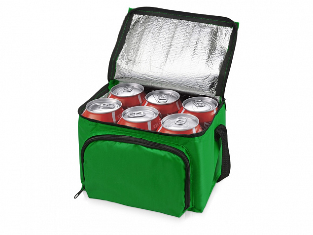 Сумка-холодильник Macey, зеленый (Р) с логотипом  заказать по выгодной цене в кибермаркете AvroraStore