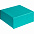 Коробка Pack In Style, бирюзовая с логотипом  заказать по выгодной цене в кибермаркете AvroraStore