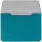 Чехол для ноутбука Nubuk, бирюзовый с логотипом  заказать по выгодной цене в кибермаркете AvroraStore