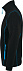 Куртка мужская NOVA MEN 200, черная с ярко-голубым с логотипом  заказать по выгодной цене в кибермаркете AvroraStore