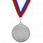 Медаль Regalia, большая, серебристая с логотипом  заказать по выгодной цене в кибермаркете AvroraStore