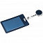 Чехол для пропуска с ретрактором Devon, синий с логотипом  заказать по выгодной цене в кибермаркете AvroraStore