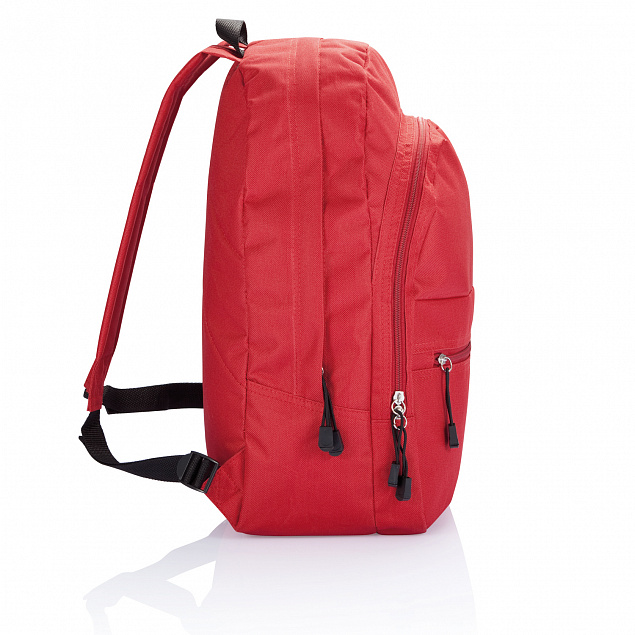 Рюкзак Basic, красный с логотипом  заказать по выгодной цене в кибермаркете AvroraStore