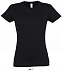 Фуфайка (футболка) IMPERIAL женская,Глубокий черный L с логотипом  заказать по выгодной цене в кибермаркете AvroraStore