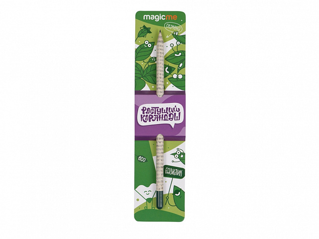 «Растущий карандаш» с семенами базилика с логотипом  заказать по выгодной цене в кибермаркете AvroraStore