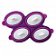 Форма для мороженого Round, фиолетовая с логотипом  заказать по выгодной цене в кибермаркете AvroraStore