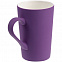 Кружка Best Noon c покрытием софт-тач, фиолетовая с логотипом  заказать по выгодной цене в кибермаркете AvroraStore