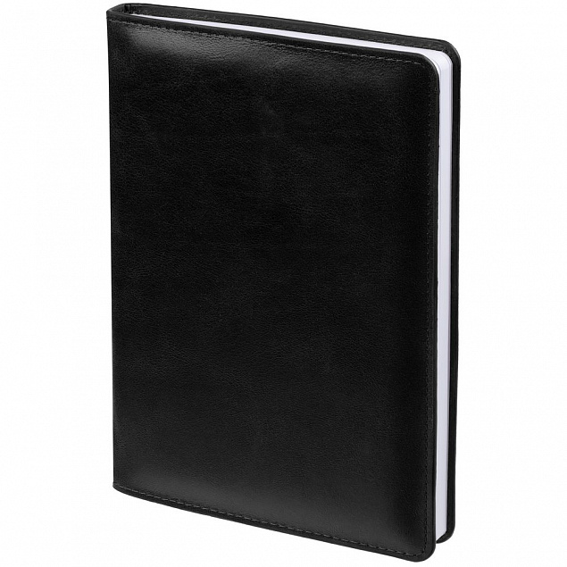 Ежедневник недатированный Termini, черный с логотипом  заказать по выгодной цене в кибермаркете AvroraStore
