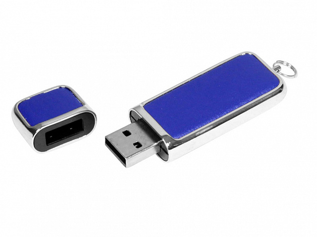 USB 2.0- флешка на 8 Гб компактной формы с логотипом  заказать по выгодной цене в кибермаркете AvroraStore