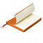 Ежедневник недатированный Fusion, А5, оранжевый, кремовый блок, оранжевый срез с логотипом  заказать по выгодной цене в кибермаркете AvroraStore