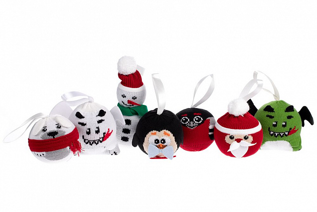 Елочная игрушка «Снеговик» с логотипом  заказать по выгодной цене в кибермаркете AvroraStore