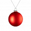 Елочный шар Finery Matt, 8 см, матовый красный с логотипом  заказать по выгодной цене в кибермаркете AvroraStore