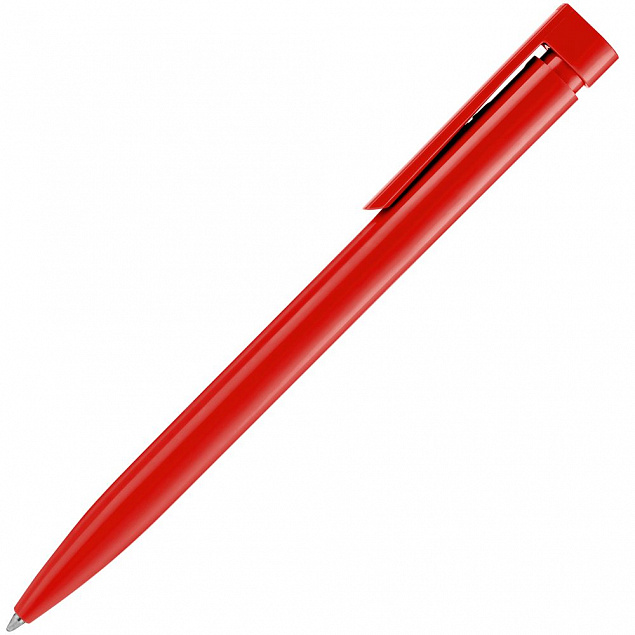 Ручка шариковая Liberty Polished, красная с логотипом  заказать по выгодной цене в кибермаркете AvroraStore