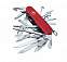 Офицерский нож SWISSCHAMP 91, красный с логотипом  заказать по выгодной цене в кибермаркете AvroraStore