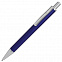 CLASSIC, ручка шариковая, синий/серебристый, металл с логотипом  заказать по выгодной цене в кибермаркете AvroraStore