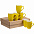 Набор кружек Good Morning c покрытием софт-тач, желтый с логотипом  заказать по выгодной цене в кибермаркете AvroraStore