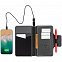 Дорожный органайзер с аккумулятором Oiro, черный с логотипом  заказать по выгодной цене в кибермаркете AvroraStore