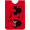 Чехол для карточки «Минни и Микки», красный с логотипом  заказать по выгодной цене в кибермаркете AvroraStore