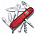 Офицерский нож CLIMBER 91, красный с логотипом  заказать по выгодной цене в кибермаркете AvroraStore