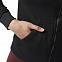 Толстовка женская с капюшоном Elements, черная с логотипом  заказать по выгодной цене в кибермаркете AvroraStore