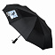 Зонт складной Levante, черный Creativity с логотипом  заказать по выгодной цене в кибермаркете AvroraStore