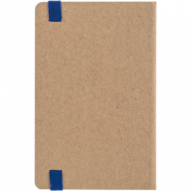 Ежедневник Eco Write Mini, недатированный, с синей резинкой с логотипом  заказать по выгодной цене в кибермаркете AvroraStore