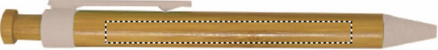 Ручка шариковая из бамбука с логотипом  заказать по выгодной цене в кибермаркете AvroraStore