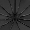 Зонт складной Fiber Magic Major, черный с логотипом  заказать по выгодной цене в кибермаркете AvroraStore