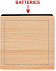 Будильник бамбук с ЖК экраном с логотипом  заказать по выгодной цене в кибермаркете AvroraStore