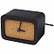 Настольные часы с беспроводной зарядкой Momento из известняка с логотипом  заказать по выгодной цене в кибермаркете AvroraStore