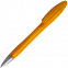 Ручка шариковая Moon, оранжевая с логотипом  заказать по выгодной цене в кибермаркете AvroraStore