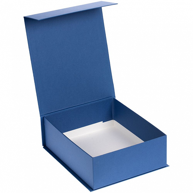 Коробка Flip Deep, синяя матовая с логотипом  заказать по выгодной цене в кибермаркете AvroraStore