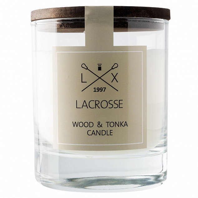 Свеча ароматическая Wood & Tonka с логотипом  заказать по выгодной цене в кибермаркете AvroraStore