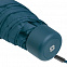 Зонт складной Minipli Colori S, голубой с логотипом  заказать по выгодной цене в кибермаркете AvroraStore