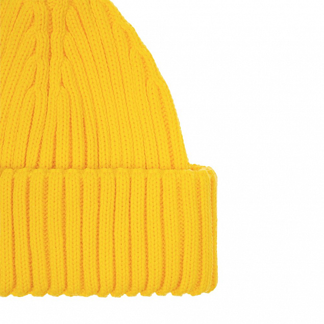 Шапка Hipsta, желтая с логотипом  заказать по выгодной цене в кибермаркете AvroraStore