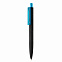 Черная ручка X3 Smooth Touch, синий с логотипом  заказать по выгодной цене в кибермаркете AvroraStore